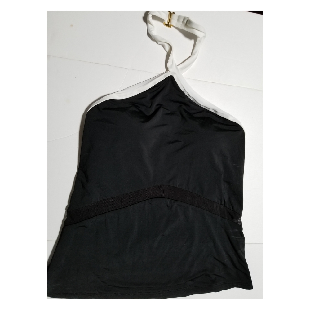 *Liz Claiborne Black with While Halter band. Sz L